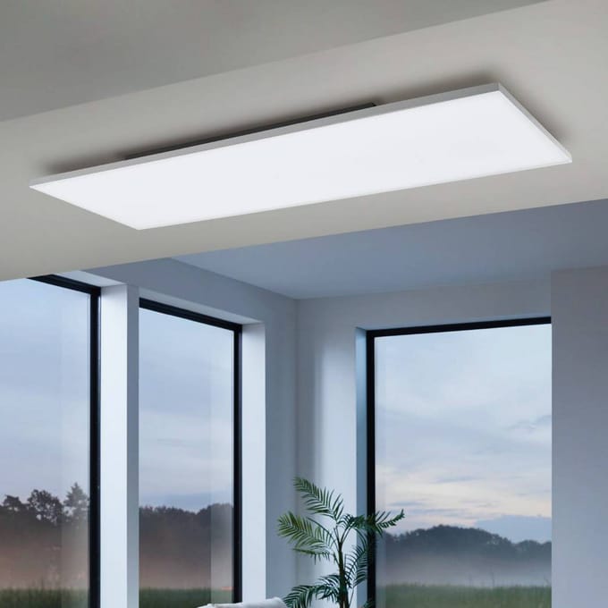 EGLO connect.z Turcona-Z Smart Plafondlamp - 120 cm - Wit - Instelbaar RGB & wit licht - Dimbaar - Zigbee