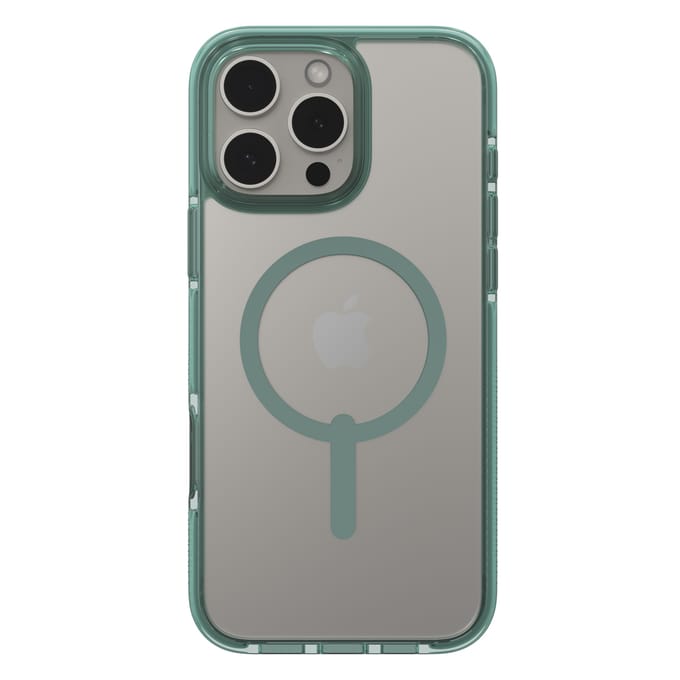 ZAGG Santa Cruz Snap Case met MagSafe voor de Apple iPhone 16 Pro Max - Clear / Green