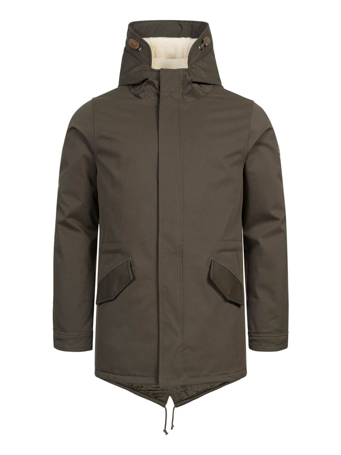 Alessandro Salvarini heren winterparka met teddovoering en capuchon