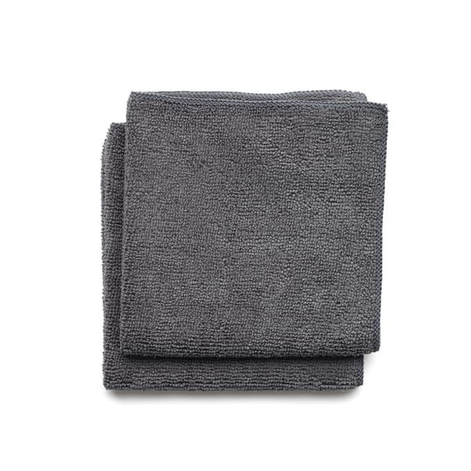 Brabantia SinkSide Microvezel Schoonmaakdoekjes - 30 x 30 cm - Set van 2 - Dark Grey