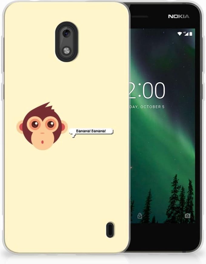 Nokia 2 Telefoonhoesje met Naam Monkey