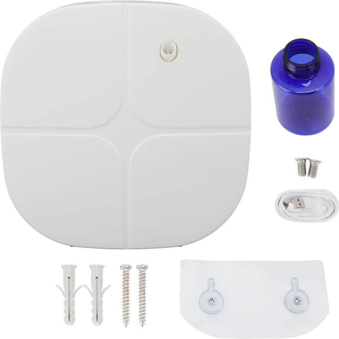 100ml 5V Hotel Diffuser Commerciële Wandmontage Essentiële Olie Automatische Spray Machine Miniature white