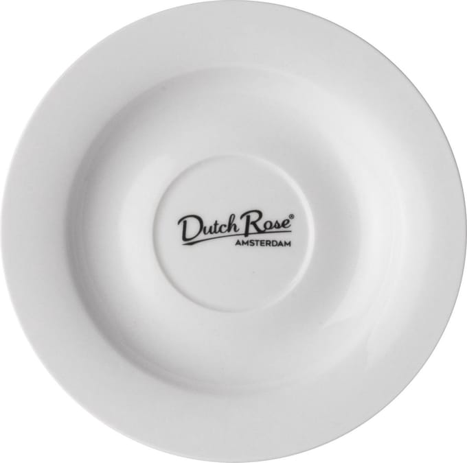 Dutch Rose Loft Zwart-Wit Espresso Schotel