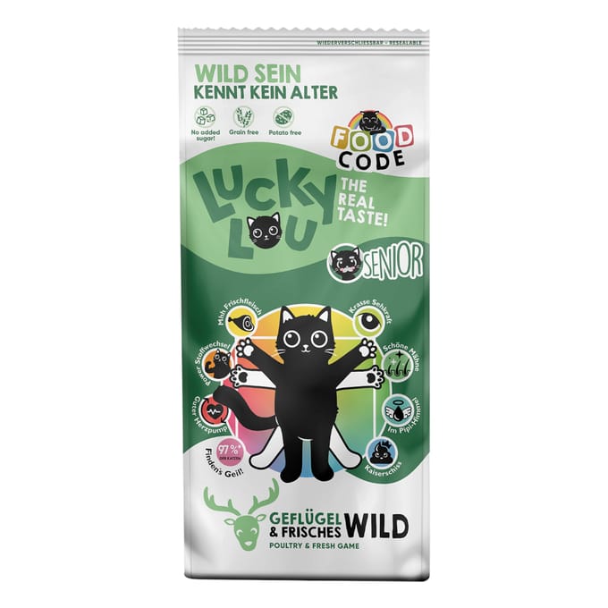 Lucky Lou Senior Gevogelte & Wild - 3 kg