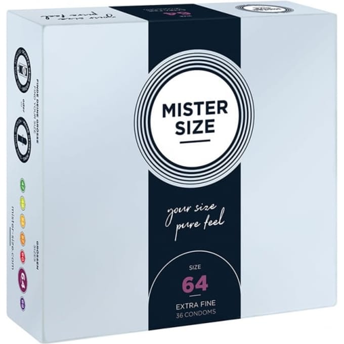 Mister Size - 64 - Ultra Dunne XXL condooms - 36 stuks