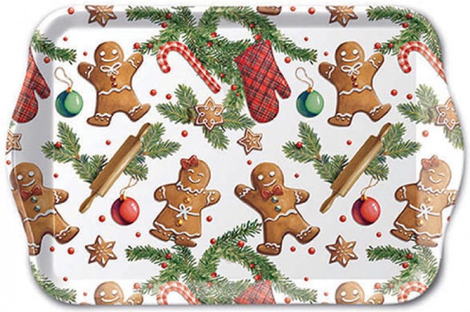 Ambiente Tray 13x21cm Gingerbread