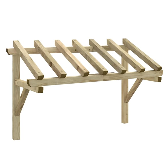 vidaXL - Deurluifel - 200x100x100 - cm - massief - grenenhout