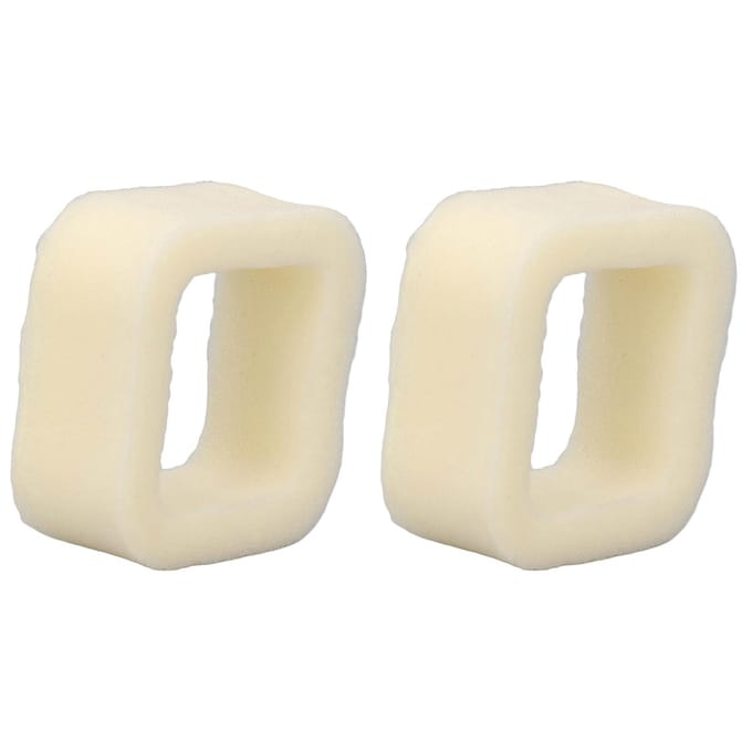 2 stuks Grasmaaier Luchtfilterelement Polyestervezel Wasbaar voor 443 436 Bosmaaier beige