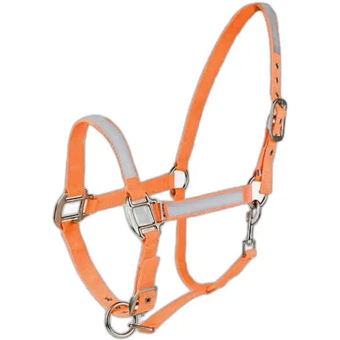 Horze Reflecterende Halster Oranje Sh