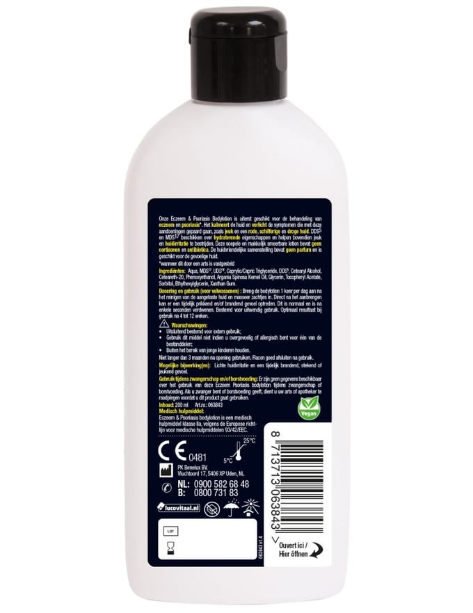 Lucovitaal Bodylotion bij Eczeem & Psoriasis 200 ml