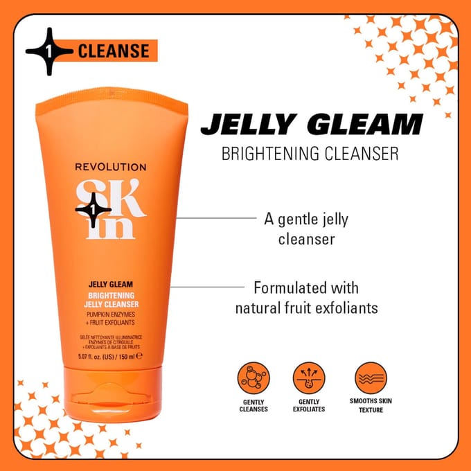 Revolution Skin Jelly Glow Brightening Cleanser 150ml