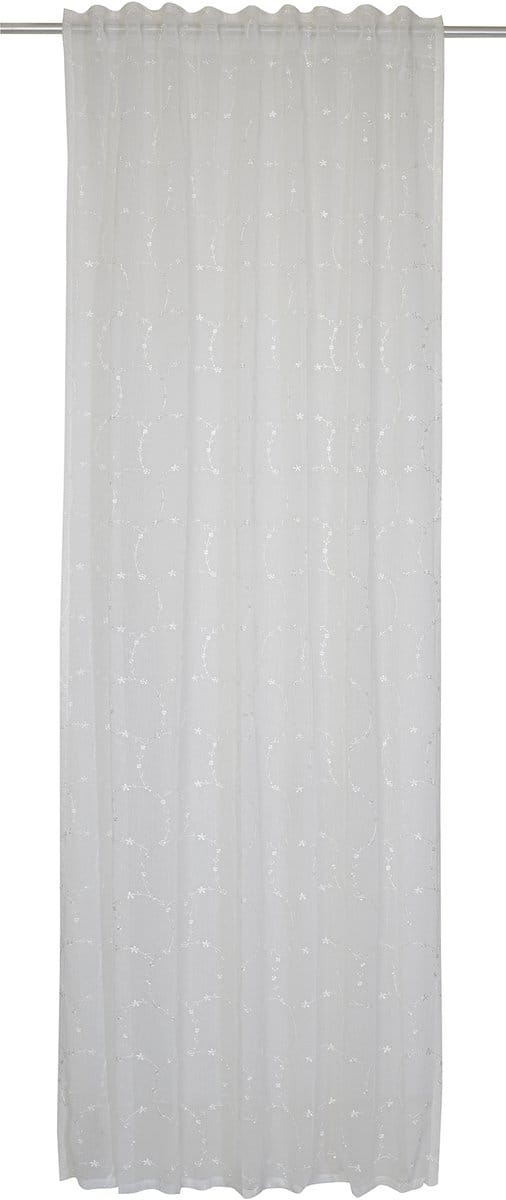Elbersdrucke Gordijn met verborgen lussen Elin 255x140 cm wit