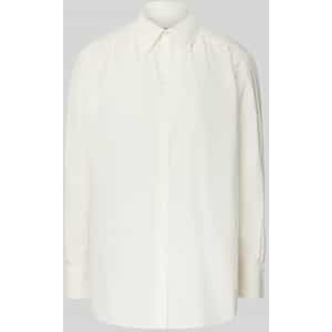 Relaxed fit blouse met kentkraag, model 'Belegant'