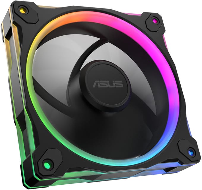 ASUS Prime MR120 Fan ARGB Reverse Black Computer behuizing Ventilator 12 cm Zwart