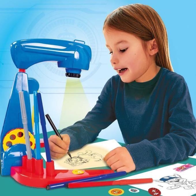 Lisciani paw patrol projector drawing school