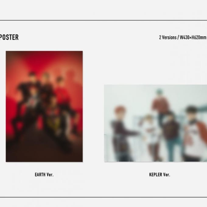 MCND [EARTH AGE] 1e Mini-album Random Ver,No poster blue