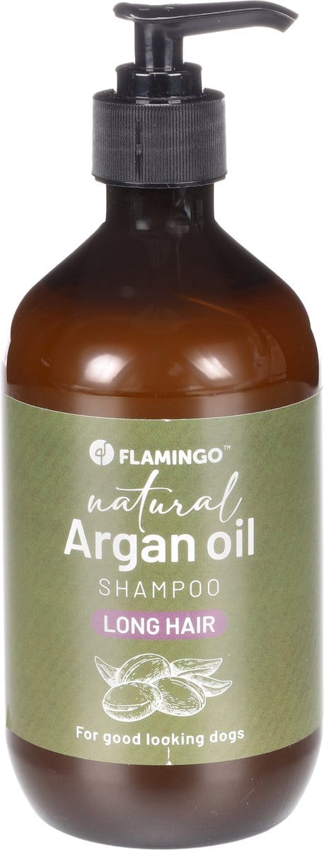Flamingo Shampoo Natural Arganolie Langharige Rassen 500 ml