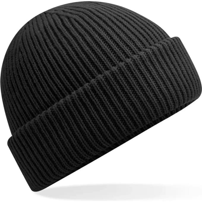 Beechfield Ademende en winddichte muts. B508R - Black - One size