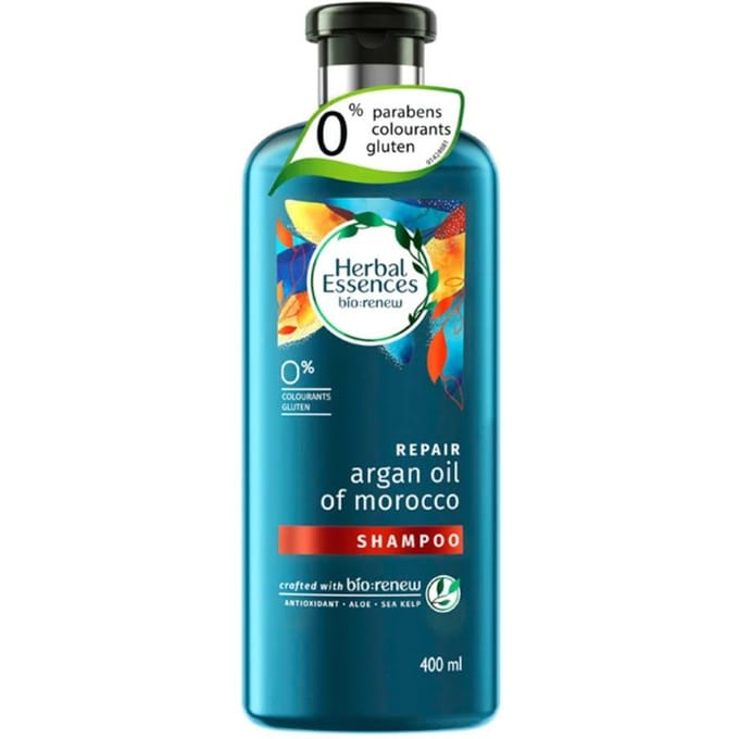 HERBAL ESSENCES Après-shampooing Huile d'Argan du Maroc 400 ml. 400 ml. blue