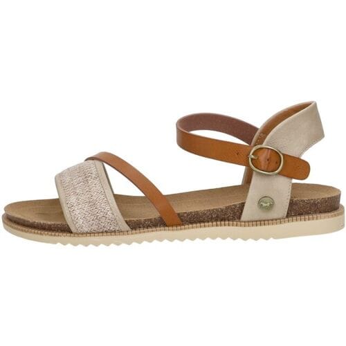 Mustang Sandalen Plat Sandalen Plat - Beige - Maat 37