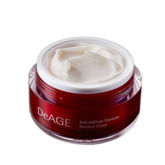 CHARMZONE DeAGE Red Edition Crème Nutritive Premium 50ml Élasticité Vin Rouge Hypoallergénique white