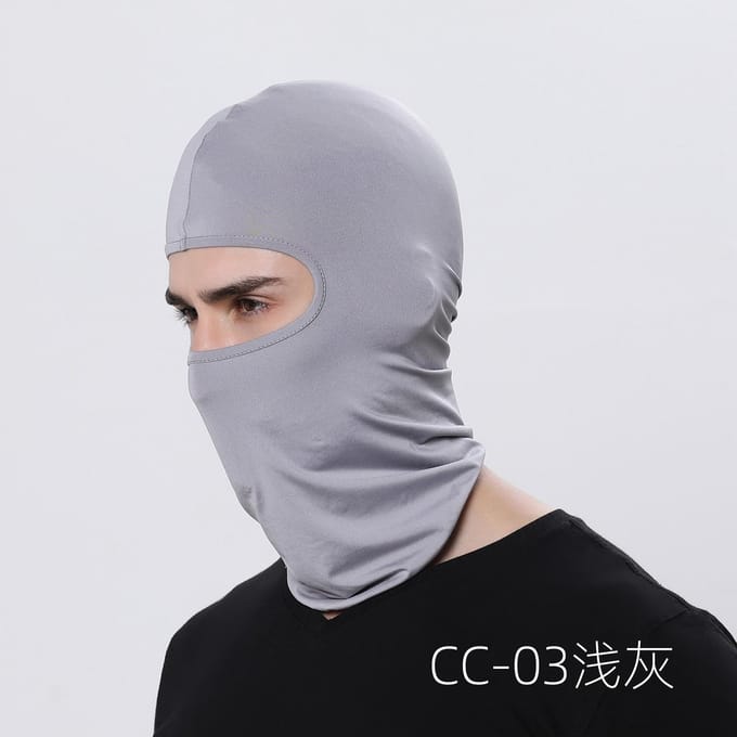 Masque de Ski pour Messieurs Masque Intégral Cagoule Masques de Ski Noirs Cache-cou Construction Durable de Haute Qualité Utilisation Quotidienne Pratique gris