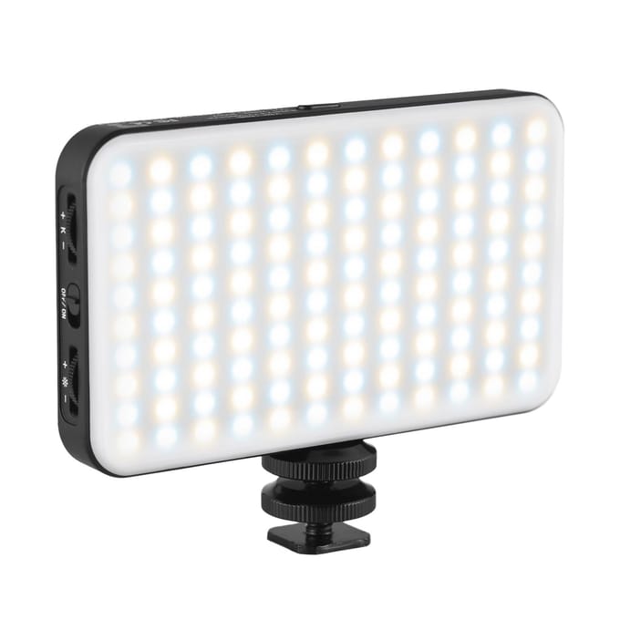 Zaklamp LED Videolamp LED Invullicht Videoconferentielicht 2500K-9000K Dimbaar Ingebouwde 3000mAh zwart