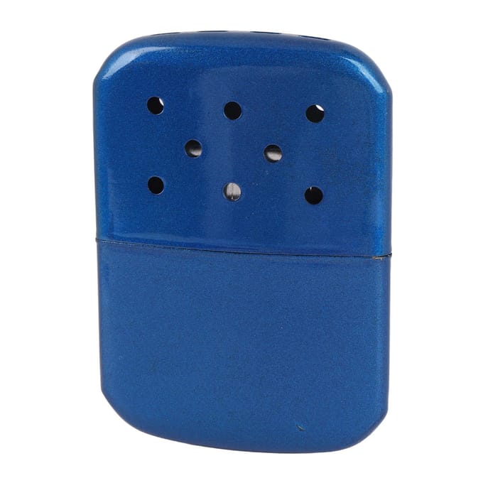 12 Uur Navulbare Handwarmer Draagbaar Aluminium Langdurig Eenvoudig Vullen Snel Verwarmen voor Kamperen blue
