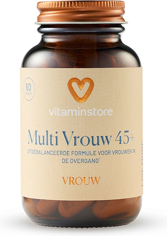 Vitaminstore - Multi Vrouw 45+ - 60 Plantaardige capsules