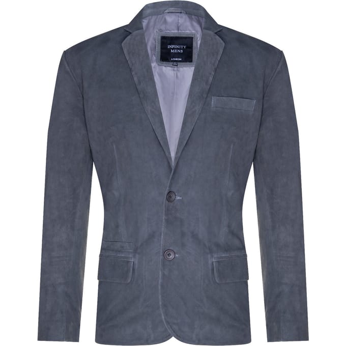 Blazer suède jas Zachte Italiaanse leren jas