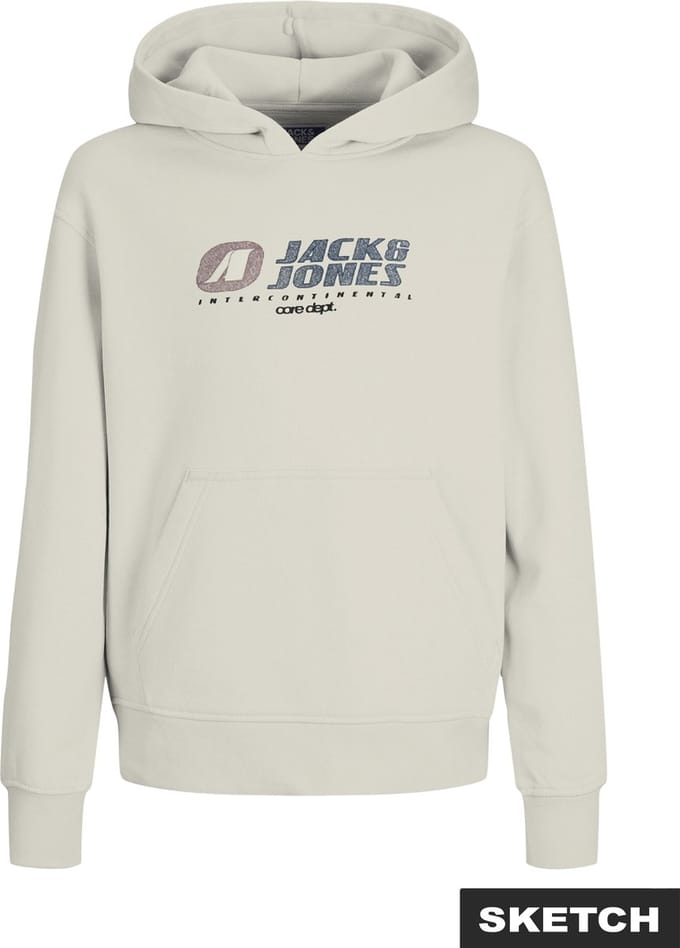 JACK&JONES - JCOTIER FRONT PRINT SWEAT HOOD SN JNR - Jongens - Sweaters