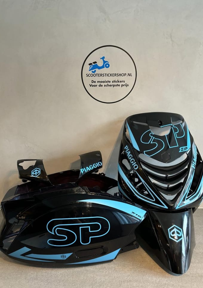 Piaggio Zip SP Outline Pakket S - accessoires voor scooter - mat lichtblauw