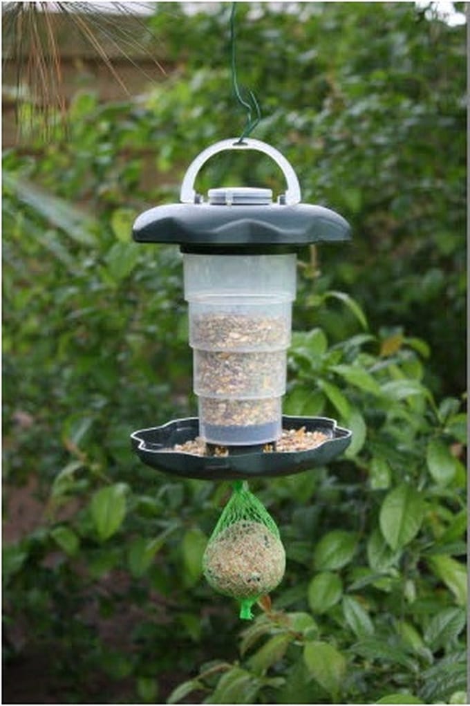 Duvo+ Telescoop voersilo voor buiten vogels .