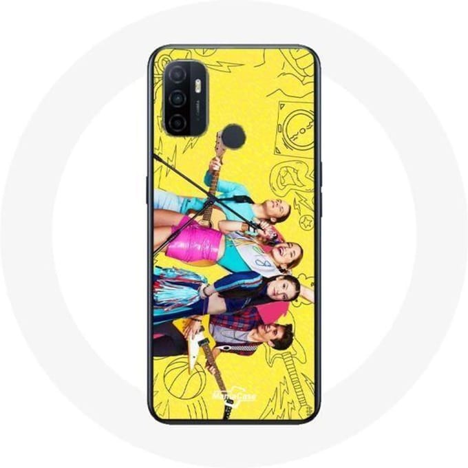 Oppo A53 hoesje Streef je dromen na Muziekposter