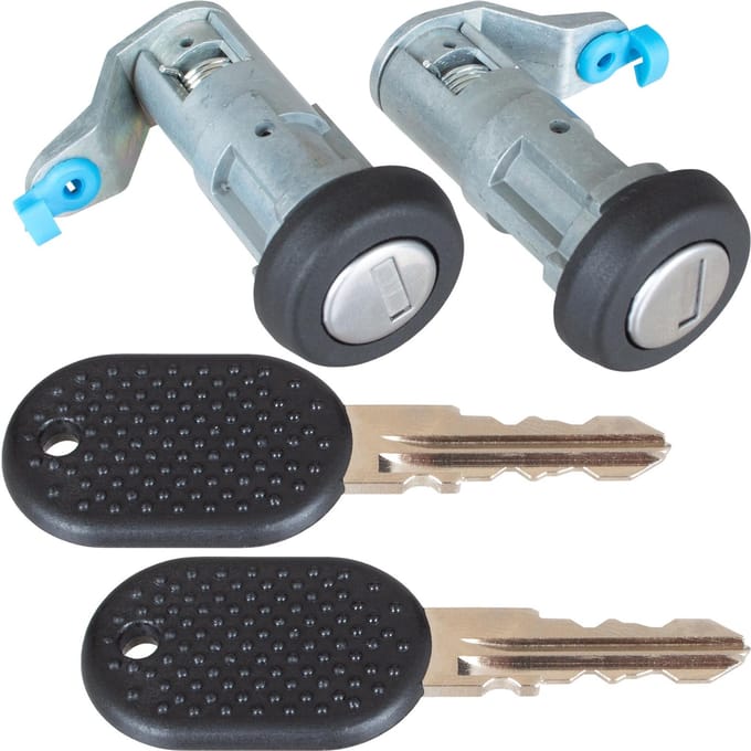 Ceryx Iveco Daily III / IV / V - Slotcilinder Set - Links & Rechts - 2 Sleutels - Nieuw