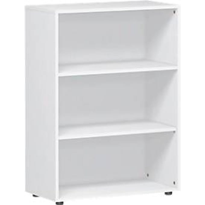 PALENQUE boekenkast, 3 OH, B 800 x D 400 x H 1104 mm, wit