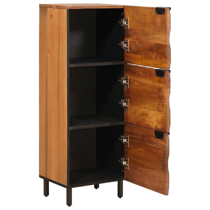 vidaXL - Highboard - Acacia - Bruine - Afwerking - 40 - x - 33 - x - 110 - cm