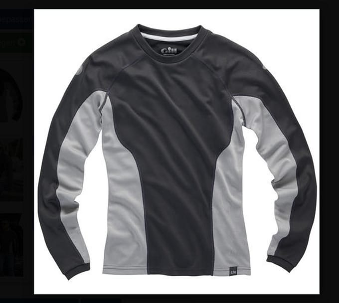 Thermoshirt lange mouw dames i2 grijs