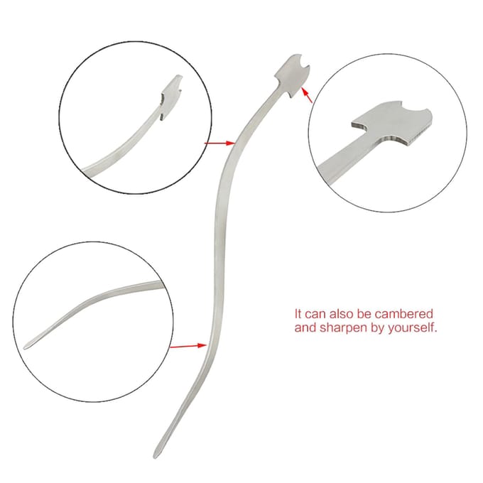 Cello S Style Setter Sound Post Cello Kolom Haak Instrument Tool Draagbaar type1 white