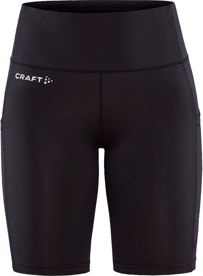 Craft Adv Essence Tights 2 Running Short Dames - Zwart | Maat: S