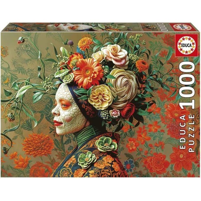 Educa legpuzzel Lizard Queen 1000 stukjes volwassenen karton.
