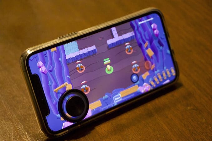 New Age Devi - Zwarte Joystick voor Smartphone/Tablet - Speel spelletjes op uw mobiel met gemak!