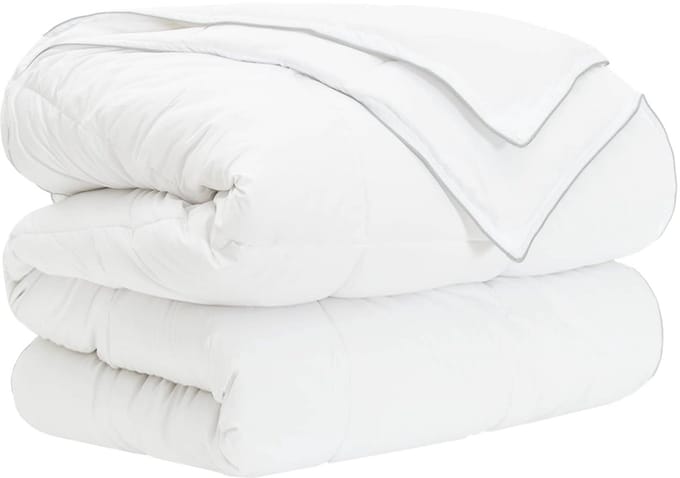 vidaXL - Volledig - Jaar - Dekbed - Wit - 155 - x - 200 - cm - Bamboevezel