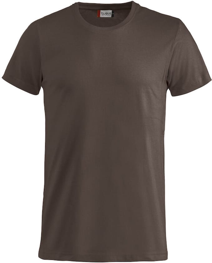 Basic-T bodyfit T-shirt 145 gr/m2 dark mocca m