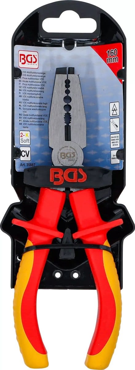 BGS VDE multifunctionele tang - 160 mm