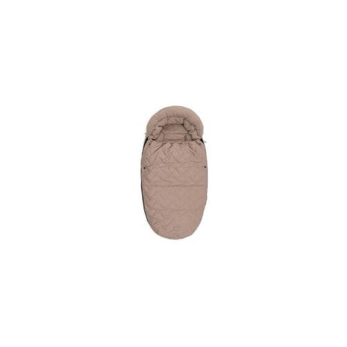 Jollein Voetenzak voor Buggy & Kinderwagen - Embossed - Polyester - 42x82cm - Milky Coffee