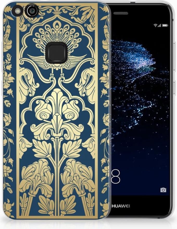 Huawei P10 Lite TPU Case Beige Flowers