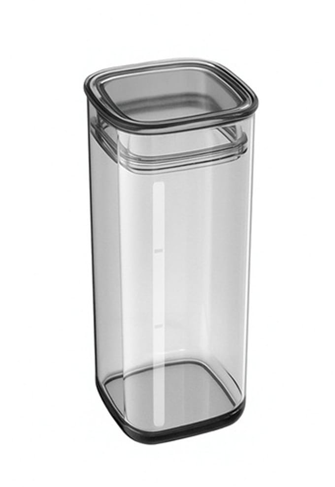 Practic - Voorraadbus - Voedselcontainer - keukencontainer, voor losse producten, inhoud 1.5L, deksel met verzegeling