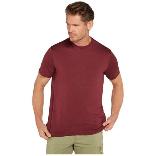 Icebreaker Merino 150 Tech Lite Iii T-shirt Met Korte Mouwen Rood M Man