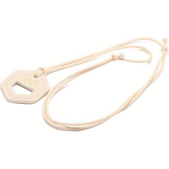 Cordon de lunettes en cuir microfibre pour cou, cordon portable, cordon suspendu, unisexe, porte-lunettes de soleil blanc cassé